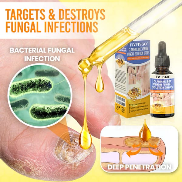 Fivfivgo® ClariNail Bee Venom Fungal Solution Drops