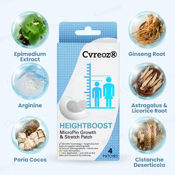 Cvreoz® HeightBoost MicroPin Growth & Stretch Patch – Save up to 70%, Limited Discounts Today