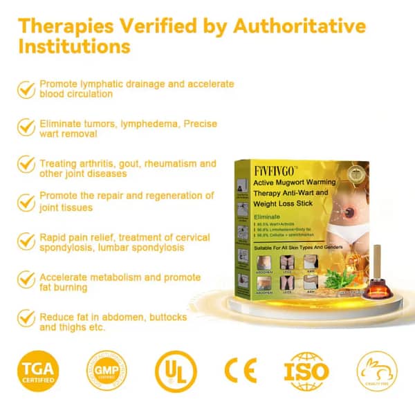 Fivfivgo™ Bioactive Wormwood Heat Therapy Stick
