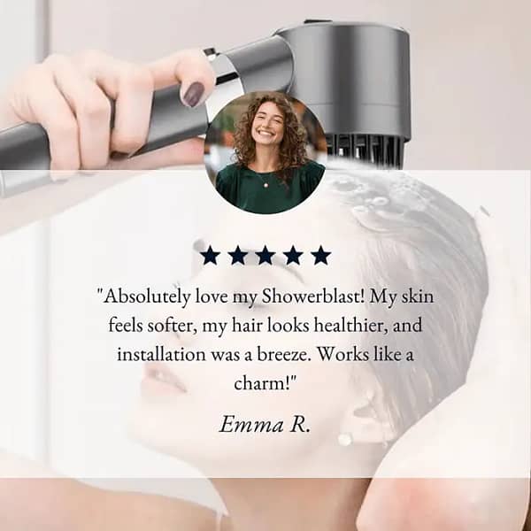 ShowerBlast™ – Filtered Showerhead