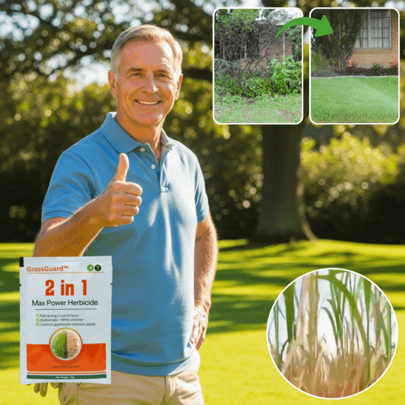 GrassGuard™ | Kills 100% resistant weeds in 6 just hours