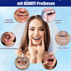 QIAWI Dental cosmetic denture decoration set