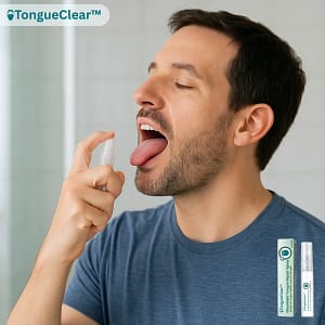 TongueClear™ | Relieves sore tongue and white coating