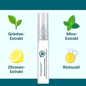 TongueClear™ | Relieves sore tongue and white coating
