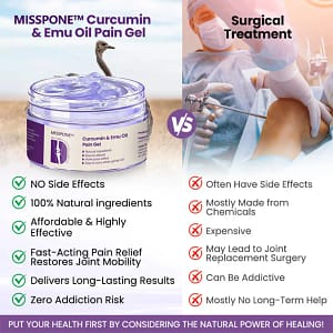 Misspone™ Curcumin & Emu Oil Pain Gel