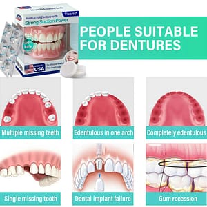 Tiworld® Medical Full Denture with Strong Suction