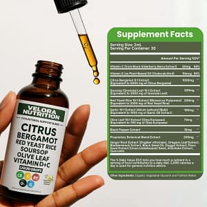Velora Nutrition Red Yeast Rice Cholesterol Dropper