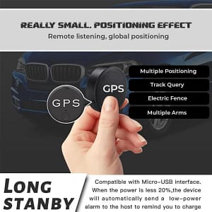 iRosesilk® EasyFind Mini Magnetic GPS Tracker