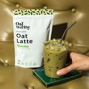 Oatworthy Instant Oat Milk Matcha Latte