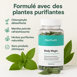 Body Magic - Chlorophyll Capsules Eliminate Body Odor