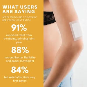 NovaRX® Bee Venom Joint Therapy Botanical Patch