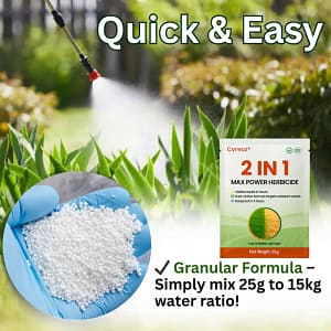 Cvreoz® 2-in-1 Weed Killer | Same-Day Results & Kills Roundup-Resistant Weeds