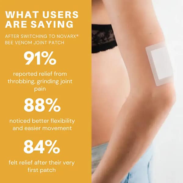 NovaRX® Bee Venom Joint Therapy Botanical Patch