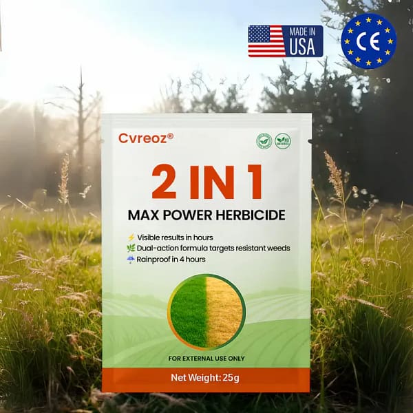 Cvreoz® 2-in-1 Weed Killer | Same-Day Results & Kills Roundup-Resistant Weeds