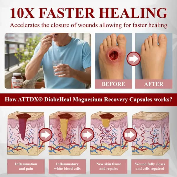 ATTDX® DiabeHeal Magnesium Recovery Capsules