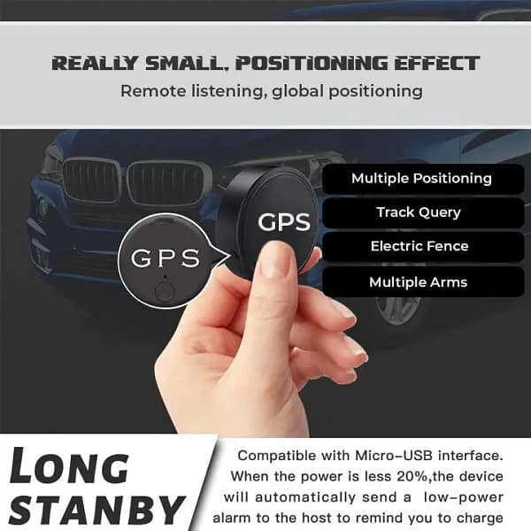 iRosesilk® EasyFind Mini Magnetic GPS Tracker