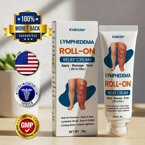 KUBOZN® Roll-On Pump Cream for Lymphatic Drainage & Swelling Relief